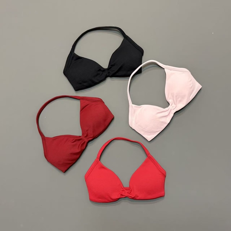 Women Halter Sports Bra V-Neck - Sports Bra High Impact บทวิจารณ์และราคา