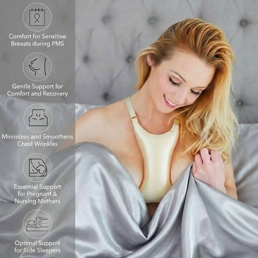 Side Sleeper Pillow for Breast - Nursing Bra Sleep บทวิจารณ์และราคา