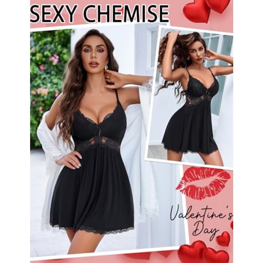Avidlove Women Chemise Night G - Babydoll Chemise Night บทวิจารณ์และราคา