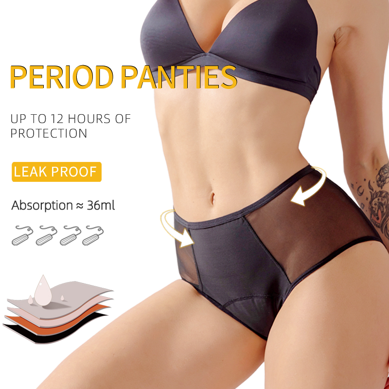 Drop shipping Women's High-wai - Period Panty Absorbent บทวิจารณ์และราคา