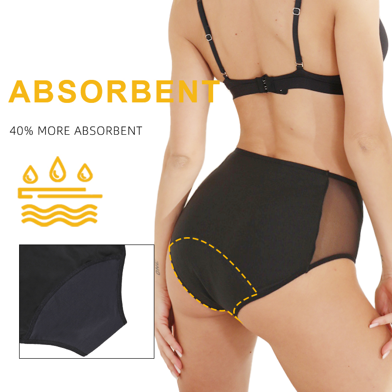 Drop shipping Women's High-wai - Period Panty Absorbent บทวิจารณ์และราคา