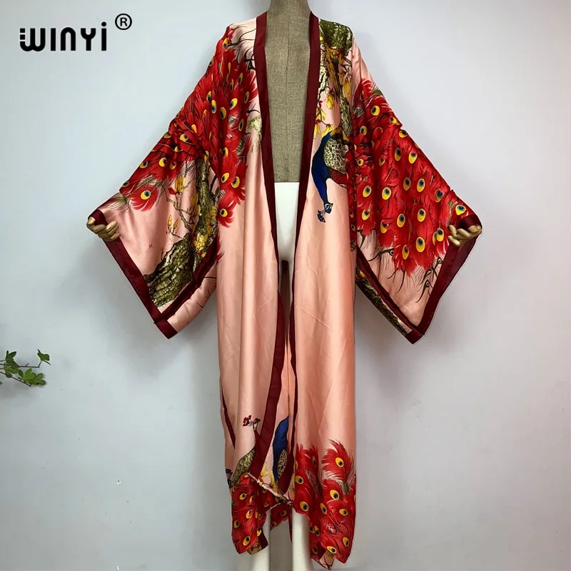 WINYI 2022 Summer Women Cardig - Robe Silk Women บทวิจารณ์และราคา