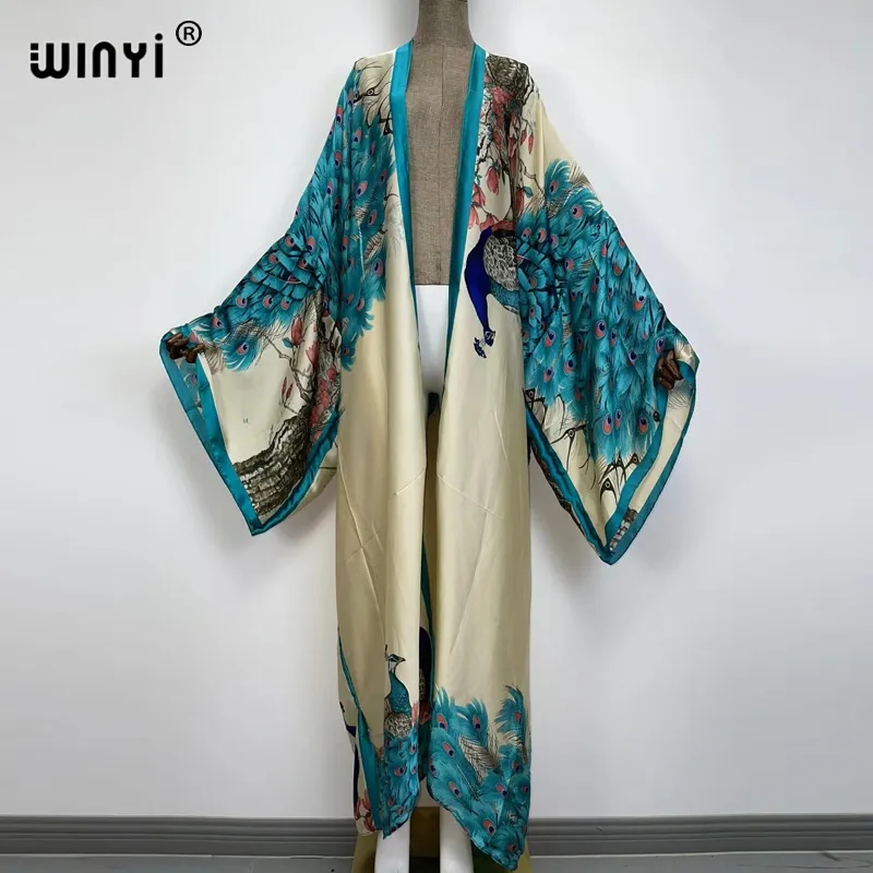 WINYI 2022 Summer Women Cardig - Robe Silk Women บทวิจารณ์และราคา