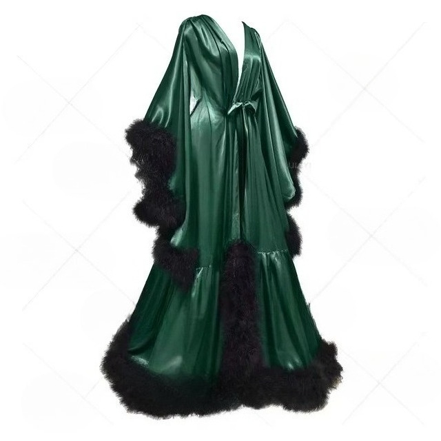 Customized Bathrobe for Women  - Robe Silk Women บทวิจารณ์และราคา