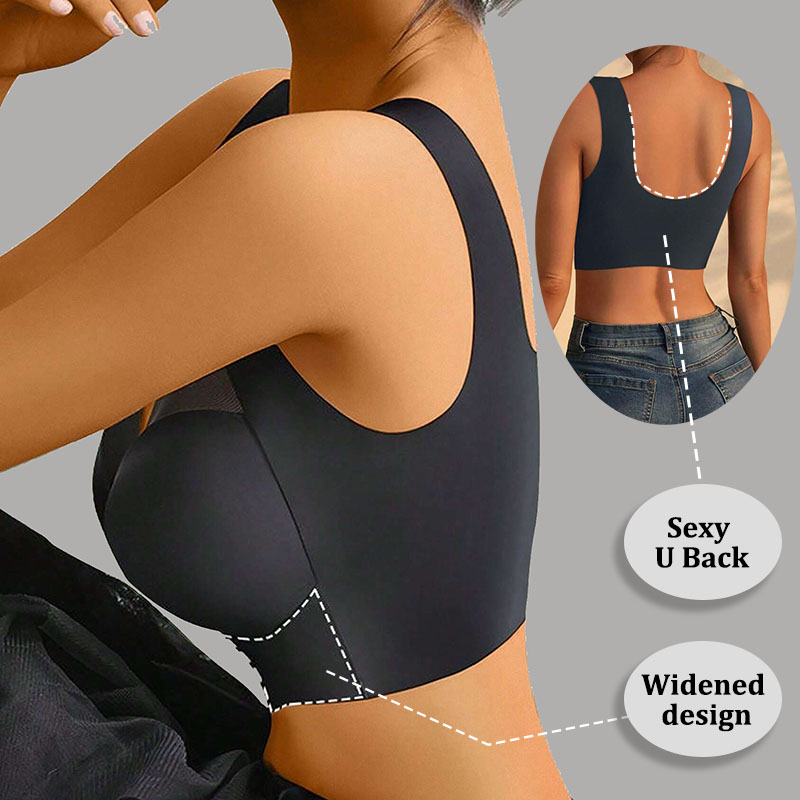 5PCS Women Sports Bras Full Cu - Bralette Wireless Soft บทวิจารณ์และราคา