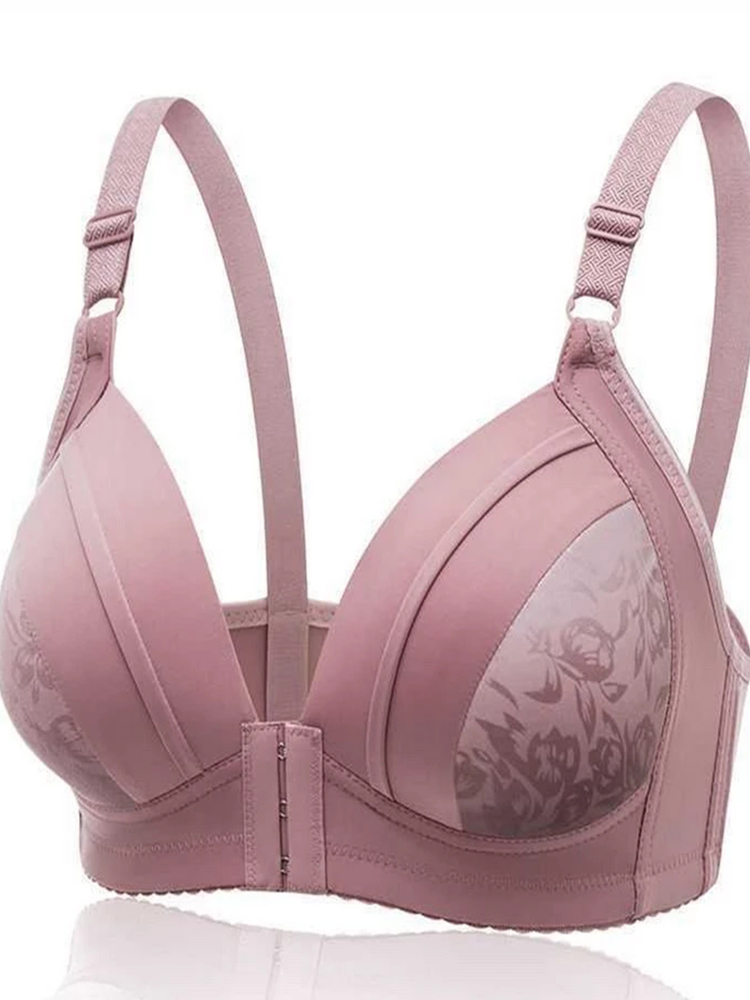 Push Up Bra Front Closure Wome - Bralette Wireless Soft บทวิจารณ์และราคา