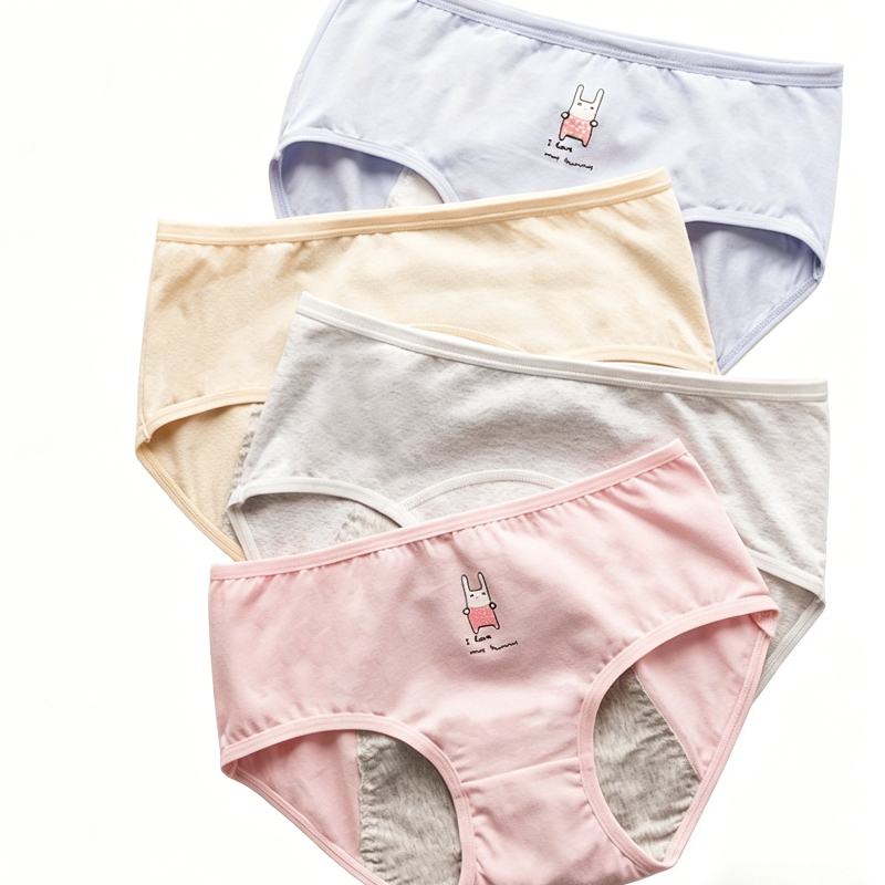 Cute Cartoon Period Underwear  - Period Panty Absorbent บทวิจารณ์และราคา