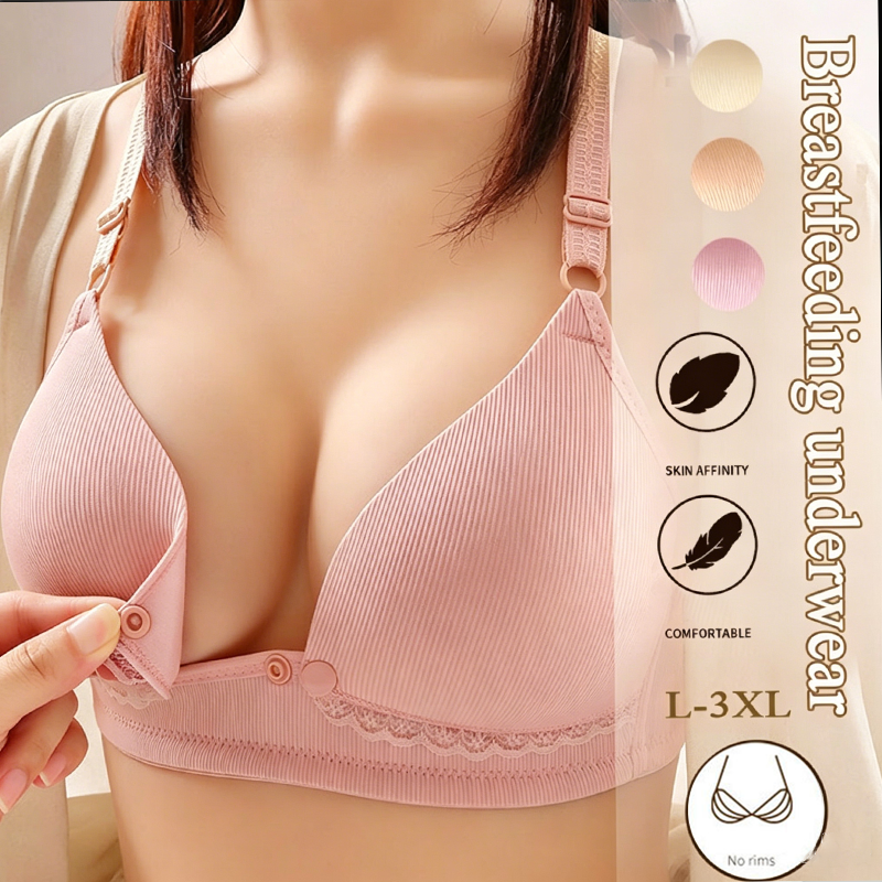 Breastfeeding Women Nursing Br - Nursing Bra Sleep บทวิจารณ์และราคา