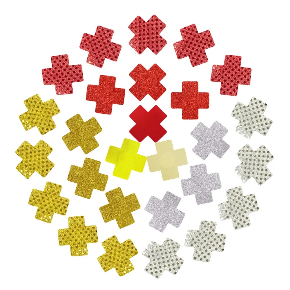 Red Cross Design Nipple Covers - Nipple Cover Pasties บทวิจารณ์และราคา