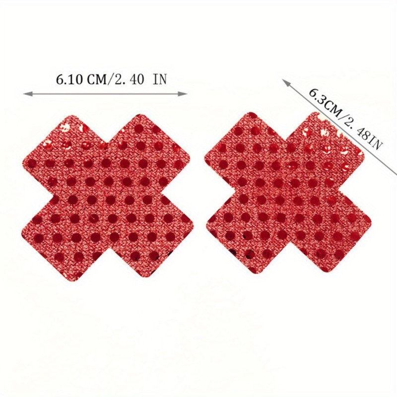 Red Cross Design Nipple Covers - Nipple Cover Pasties บทวิจารณ์และราคา