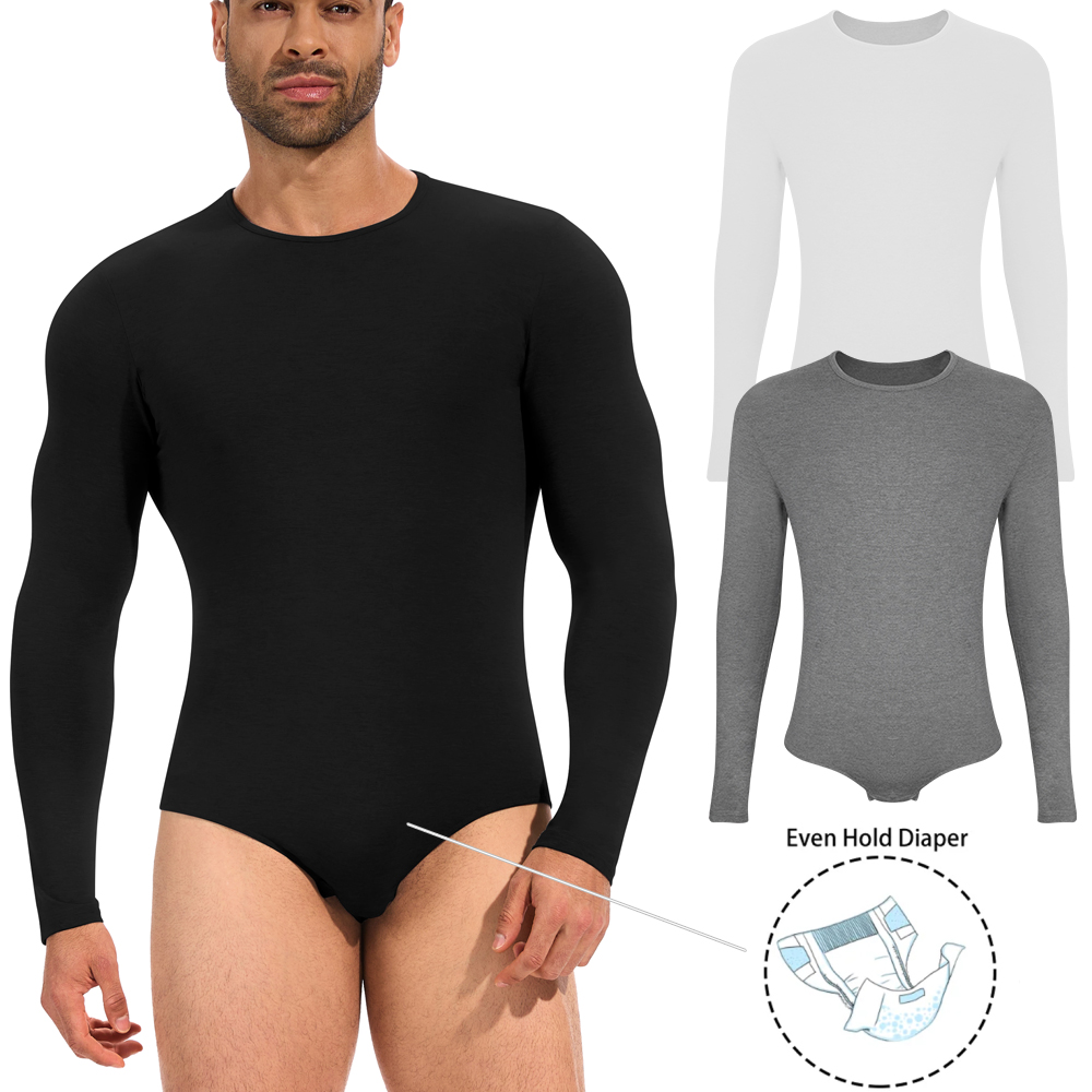 Mens Long Sleeve Bodysuit Full - Shapewear Bodysuit Firm บทวิจารณ์และราคา