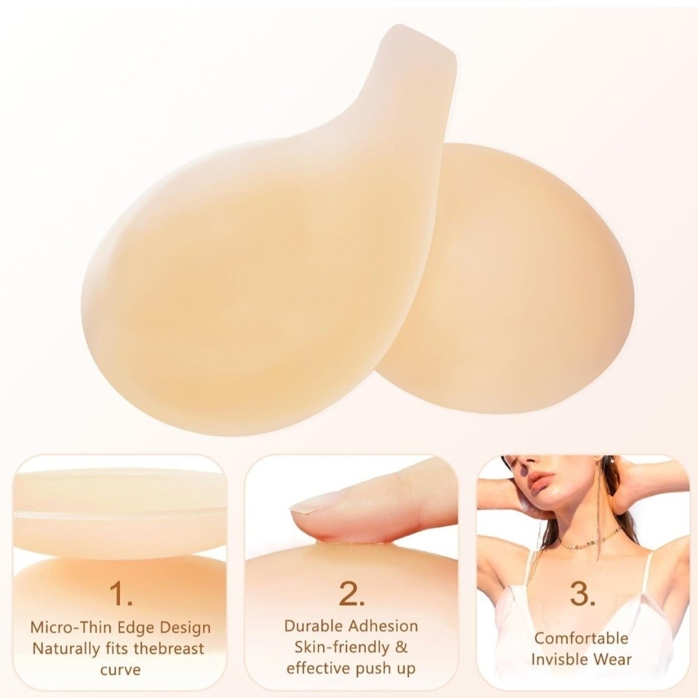 Seamless Silicone Nipple Cover - Silicone Bra Adhesive บทวิจารณ์และราคา