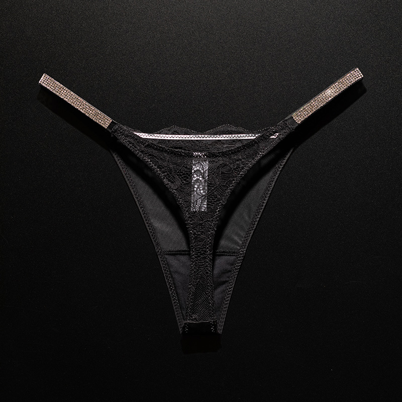 Rhinestone Lace Sexy Girls Wom - Seamless Underwear Women บทวิจารณ์และราคา