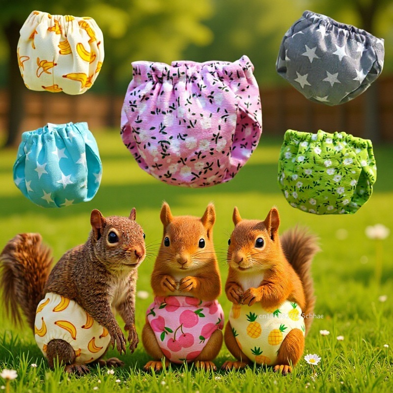 S/M Absorbent Squirrel Diapers - Period Panty Absorbent บทวิจารณ์และราคา
