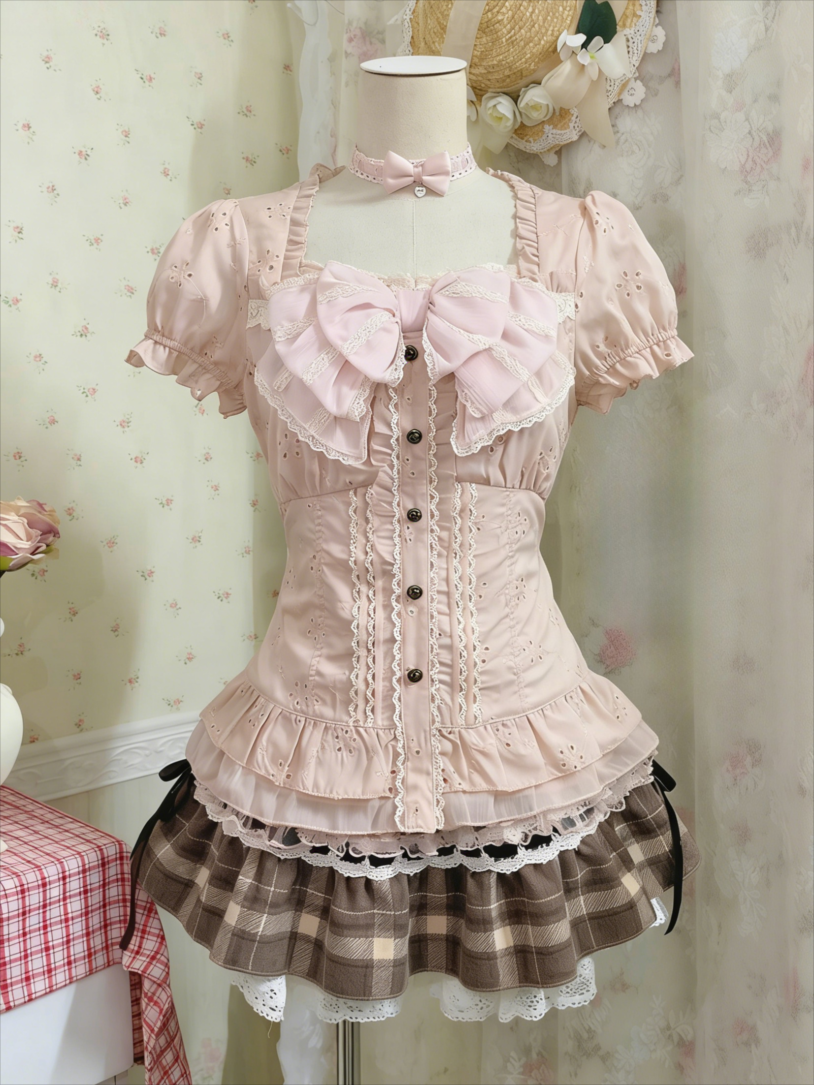 Japanese Sweet Three Piece Set - Cami Top Lace บทวิจารณ์และราคา