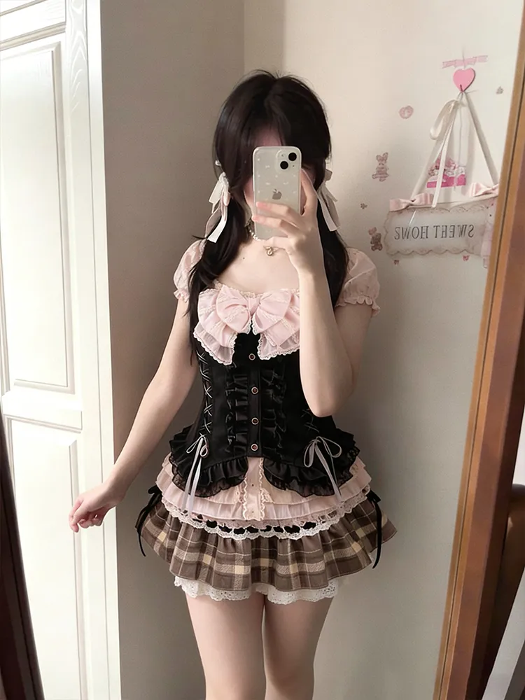 Japanese Sweet Three Piece Set - Cami Top Lace บทวิจารณ์และราคา