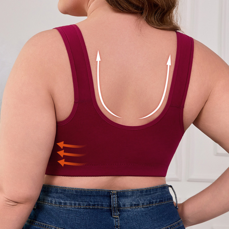 XL-7XL Plus Size Front Buckle  - Seamless Underwear Women บทวิจารณ์และราคา